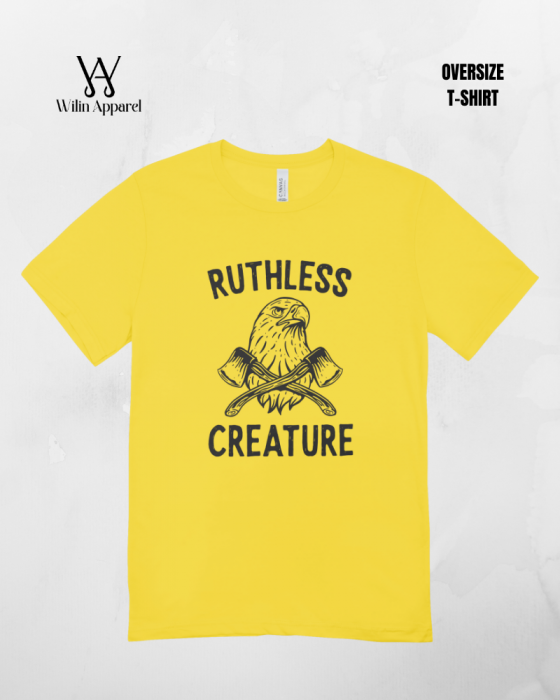 Kaos Unisex Oversize Rutless Creature